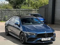 Blue Used 2021 Mercedes CLA180 AMG line Sedan | £26,995 (A bit pricey)