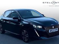 Black Used 2022 Peugeot 208 Allure Premium Hatchback | £13,016 (Fair price)