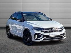 Pure white with black roof New 2025 VW T-Roc Black Edition SUV | £28,995 (Good price)