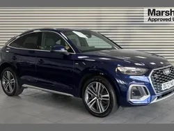 Blue Used 2022 Audi Q5 Sportback S-Line SUV | £30,397 (Good price)