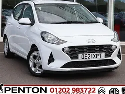 White Used 2021 Hyundai i10 SE Hatchback | £12,490 (A bit pricey)
