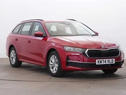 Velvet red metallic Used 2025 Skoda Octavia SE Technology Estate | £25,995 (Expensive)