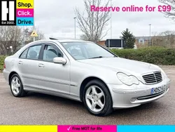 Silver Used 2003 Mercedes C320 Avantgarde Sedan | £2,320