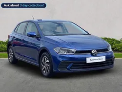 Blue Used 2024 VW Polo Life Hatchback | £17,763 (Fair price)