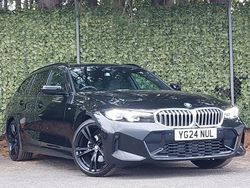 Black Used 2024 BMW 320 M Sport Estate | £31,498 (Fair price)