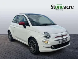 White Used 2023 Fiat 500 Red Hatchback | £11,295 (Fair price)