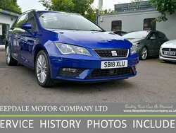 Blue Used 2018 Seat Leon SE Dynamic Estate | £9,290 (Good price)