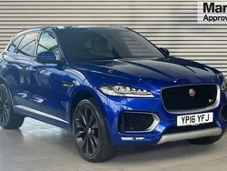 Blue Used 2016 Jaguar F-Pace SUV | £18,883 (Fair price)
