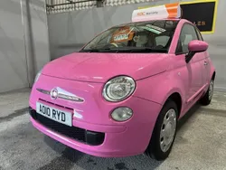Pink Used 2010 Fiat 500 Pop Hatchback | £3,495 (Expensive)