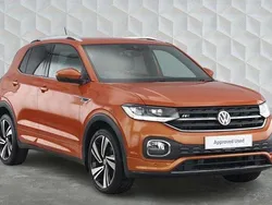 Orange Used 2020 VW T-Cross R-line SUV | £20,403 (Fair price)