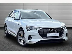 Glacier white Used 2020 Audi e-tron Comfort SUV | £27,970