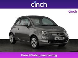 Grey Used 2021 Fiat 500 Dolcevita Hatchback | £10,399 (Fair price)