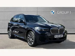 Black Used 2022 BMW X5 M Sport SUV | £48,690 (Fair price)