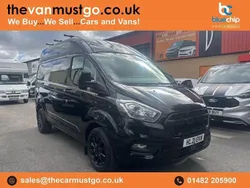 Black Used 2021 Ford Transit Custom Limited Van | £16,990 (Fair price)