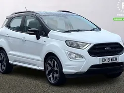 White Used 2018 Ford Ecosport ST-Line SUV | £10,299 (Fair price)