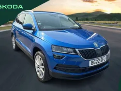 Blue Used 2022 Skoda Karoq SE L SUV | £19,435 (Fair price)