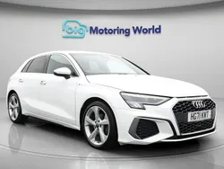White Used 2022 Audi A3 Sportback S-Line Hatchback | £20,300 (Fair price)