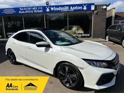 White Used 2019 Honda Civic EX Hatchback | £8,950 (Fair price)