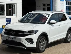 Pure white New 2024 VW T-Cross R-line SUV | £24,995 (A bit pricey)