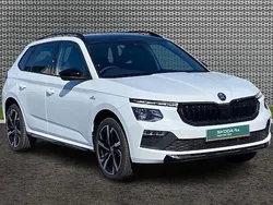 Moon white metallic New 2025 Skoda Kamiq Monte Carlo SUV | £23,724