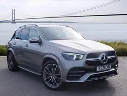 Mojave silver metallic Used 2021 Mercedes GLE350 AMG line Estate | £37,444 (Good price)