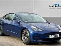 Blue Used 2021 Tesla Model 3 Standard Range Sedan | £16,400 (Fair price)