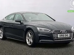 Grey Used 2018 Audi A5 Sportback S-Line Hatchback | £18,099 (Fair price)