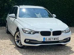 White Used 2017 BMW 320 Sport Line Estate | £12,997 (Good price)