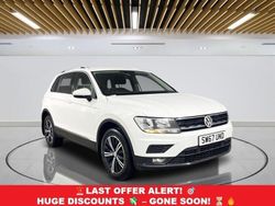 White Used 2017 VW Tiguan SE SUV | £11,649 (Fair price)