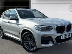 Silver Used 2021 BMW X3 M Sport SUV | £30,806 (Good price)