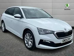 White Used 2021 Skoda Scala SE Hatchback | £13,914