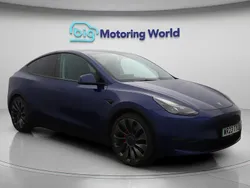 Blue Used 2023 Tesla Model Y Performance SUV | £31,500 (Good price)