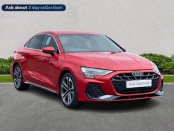 Red Used 2025 Audi A3 S-Line Sedan | £29,505 (A bit pricey)