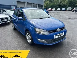 Blue Used 2011 VW Polo Match Hatchback | £3,595 (Fair price)