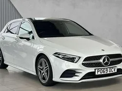 White Used 2019 Mercedes A250 AMG Line Premium Plus Hatchback | £23,280 (Fair price)