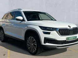 Moon white Used 2024 Skoda Kodiaq SE L Executive SUV | £29,450 (Fair price)