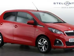 Red Used 2016 Peugeot 108 Allure Hatchback | £5,679 (Fair price)