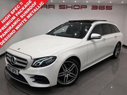 White Used 2017 Mercedes E220 AMG line Estate | £15,990 (Fair price)