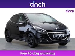 Black Used 2019 Peugeot 208 Hatchback | £8,599 (Fair price)