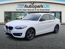 White Used 2017 BMW 218 Sport Line Coupe | £11,295 (Fair price)