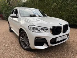 Alpine white Used 2021 BMW X3 M Sport SUV | £33,995 (Fair price)