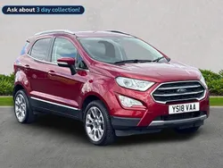 Red Used 2018 Ford Ecosport Titanium SUV | £10,550 (Fair price)