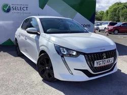 Bianca white Used 2020 Peugeot 208 Allure Hatchback | £9,995 (Fair price)
