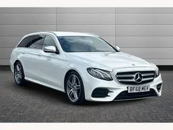 White Used 2018 Mercedes E220 AMG line Estate | £16,642 (Good price)