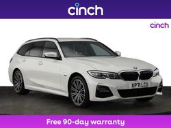 White Used 2021 BMW 330e M Sport Estate | £19,049 (Fair price)