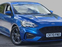 Blue Used 2020 Ford Focus ST-Line Hatchback | £12,740 (Fair price)