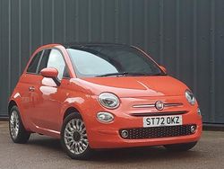 Orange Used 2022 Fiat 500 Dolcevita Hatchback | £11,498