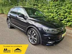 Black Used 2019 VW Tiguan R-line SUV | £19,494 (Good price)