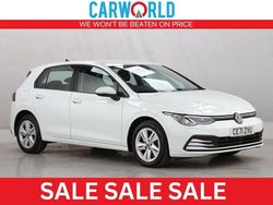 White Used 2021 VW Golf VIII S Hatchback | £15,700 (Fair price)