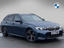 Blue Used 2024 BMW 320 M Sport Estate | £30,602 (Fair price)